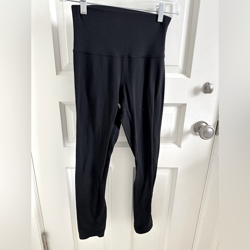 Align High-Rise Pant 25” in Black by Lululemon.